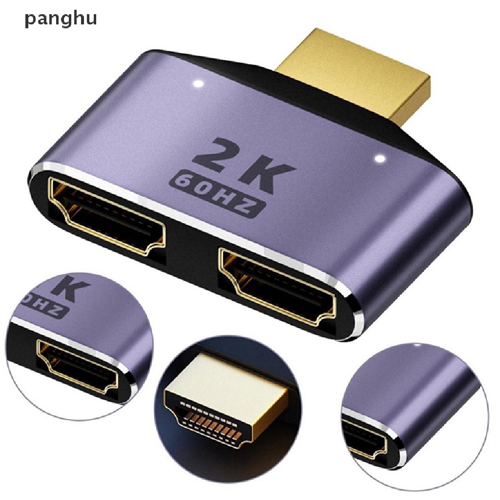 Bộ Chuyển Đổi Đầu Ra HD 2K 1 Sang 2 Chiều Hai Đầu Dương Sang Hai Cổng Âm Chuyên Dụng Cho Máy Chơi Game Notebook