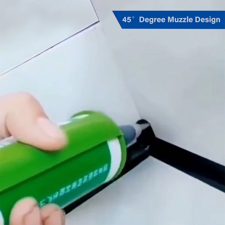 Bộ 14 Đầu Vòi Đi Bắn Keo Silicone Bằng INOX, Dụng Cụ Bơm Keo Dán Cửa Nhôm, Keo Chống Thấm Tường Gạch, Keo Xây Dựng