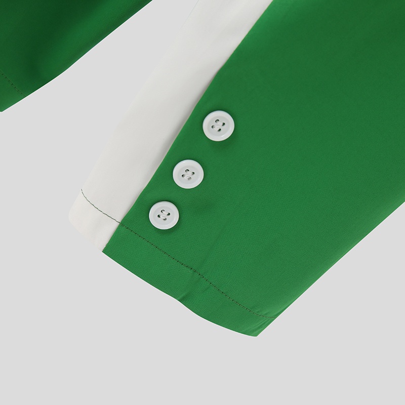 Áo khoác blazer INCERUN tay dài kết hợp màu sắc tương phản thời trang dành cho nam | BigBuy360 - bigbuy360.vn