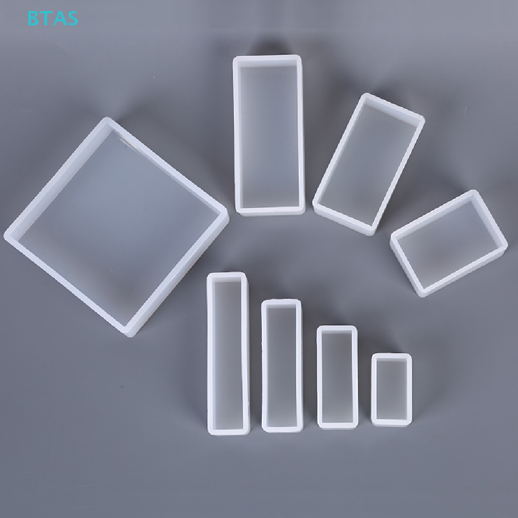 Khuôn Silicone Hình Vuông / Chữ Nhật Làm Trang Sức Thủ Công