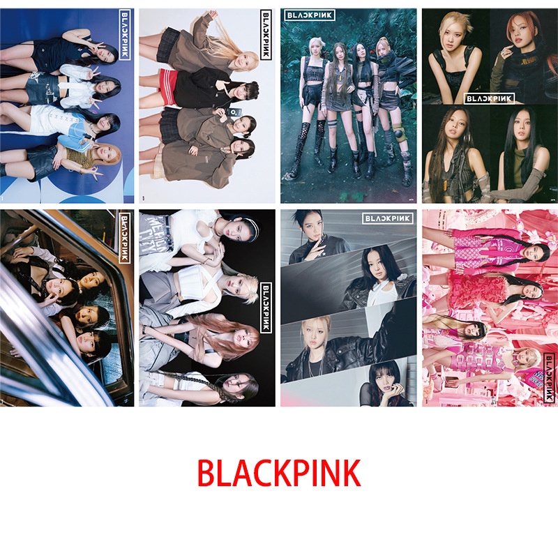 Bộ 8 Áp Phích Nhóm Nhạc BLACKPINK HD GP41 PG41