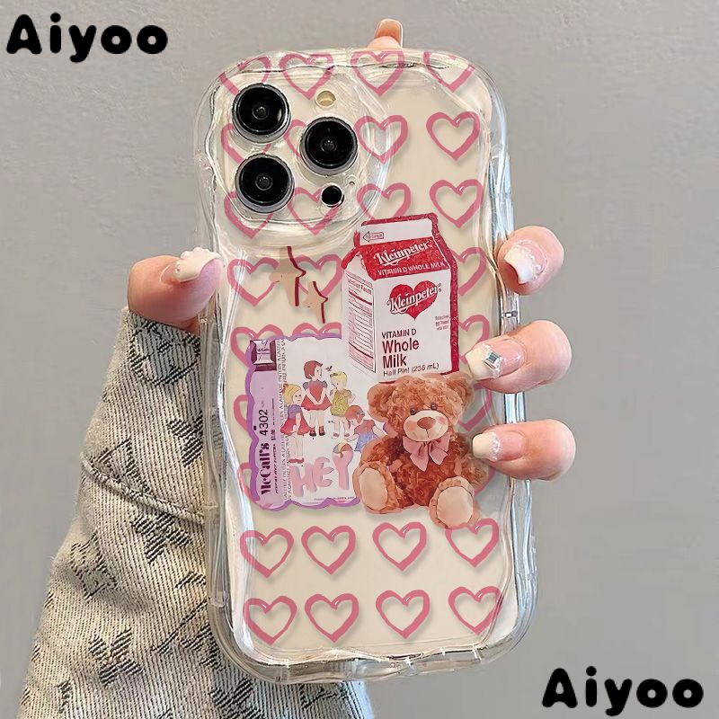 ✅Ốp Điện Thoại Mềm Trong Suốt Chống Sốc In Hình Gấu KZZZ Cho iPhone14 / 13promax 12 / 11 7 / 8p xsxr