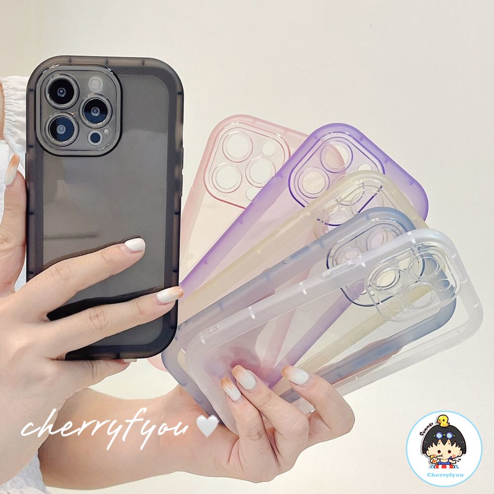 Ốp Điện Thoại TPU Mềm Trong Suốt Chống Bám Vân Tay Đơn Giản Cho IPhone 14 13 12 11 Pro Max X XR 7 8 plus