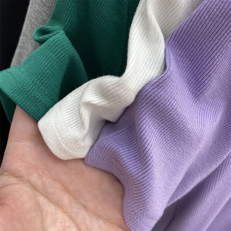 Áo Thun Tay Ngắn Dáng Ôm Vải Lụa Lạnh Thời Trang Mới Cho Nữ