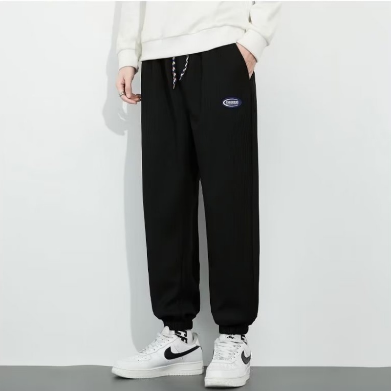 Quần Dài Lưng Thun Co Giãn Ống Đứng Phong Cách Nhật Bản Thời Trang Cho Nam size M-5XL