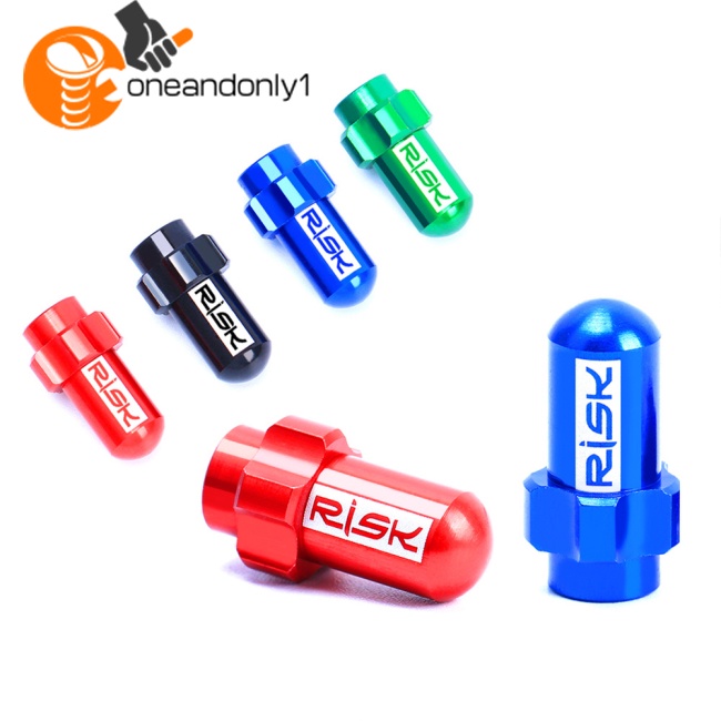 Bộ 2 Nắp Van Khí Bánh Xe Đạp Leo Núi Bằng Hợp Kim Nhôm Chống Bụi