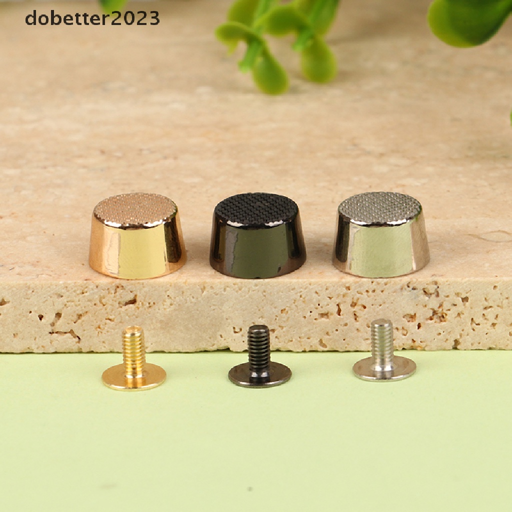 Set 4 Đinh Tán Kim Loại 12mm Chuyên Dụng Cho Trang Trí Túi Xách / Thắt Lưng / Ví Da