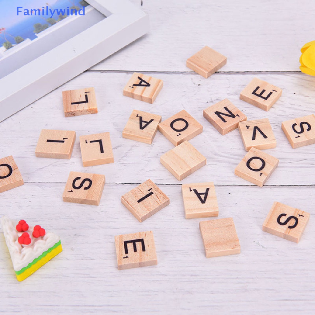 98pcs Scrabble Tiles Alphabet Wood Tiles In Hebrew Letter Crosswords Board  Game Letter Puzzle Wooden Toys