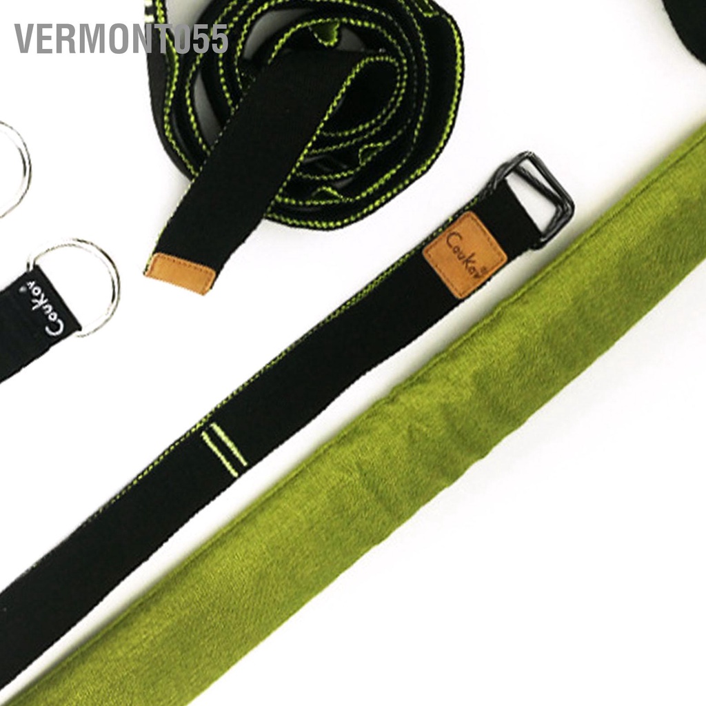 Vermont055 Dây Tập Yoga Kéo Dài Lưng Đa Năng Uốn Cong Hỗ Trợ Huấn Luyện Cửa Eo Chân Co Giãn Đeo Cho Khiêu Vũ Gym