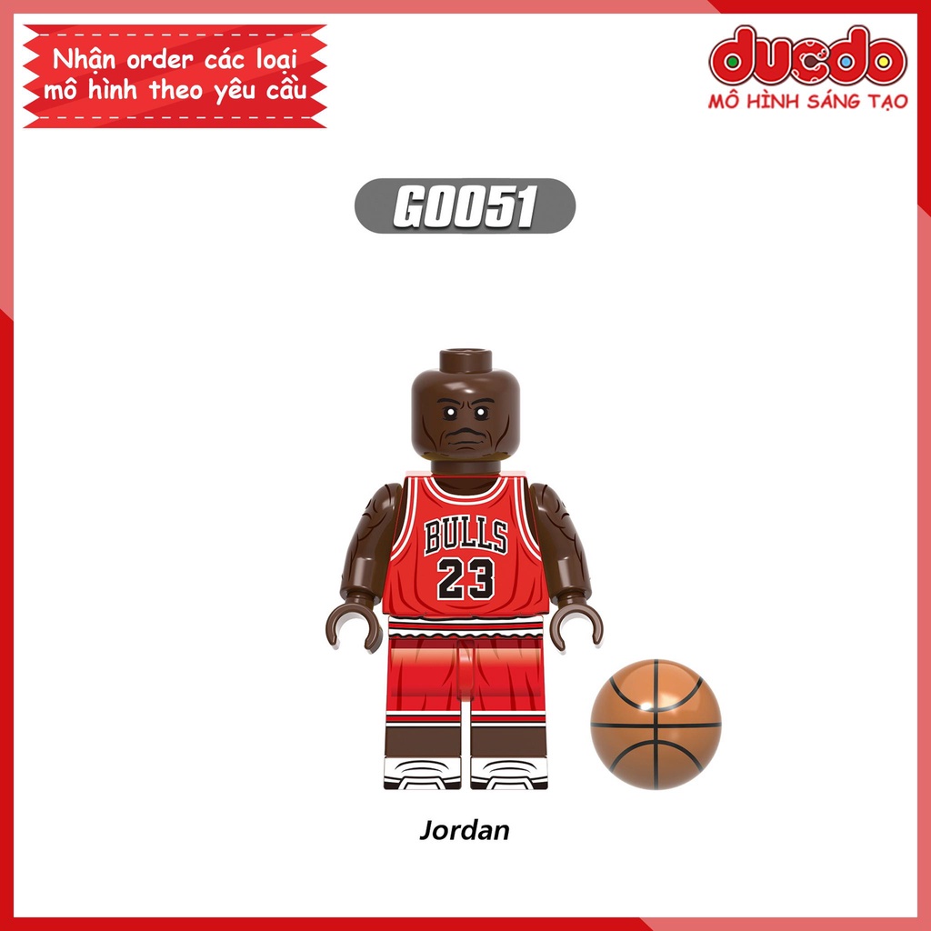 Minifigures các siêu sao bóng rổ NBA - Đồ Chơi Lắp Ghép Xếp Hình Mini Mô hình Iron Man XINH G0107