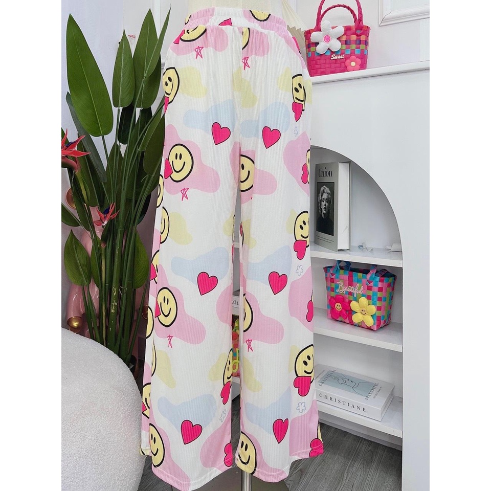 QUẦN SUÔNG GÂN IN HÌNH CUTE - Q78
