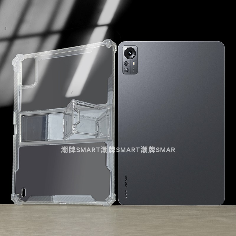 Ốp Máy Tính Bảng Mềm Trong Suốt Có Ngăn Đựng Bút Cho Xiaomi MiPad 5 Pro 12.4 Inch 2022 / Ipad 5 Pro 2021 11 Inch mi pad5