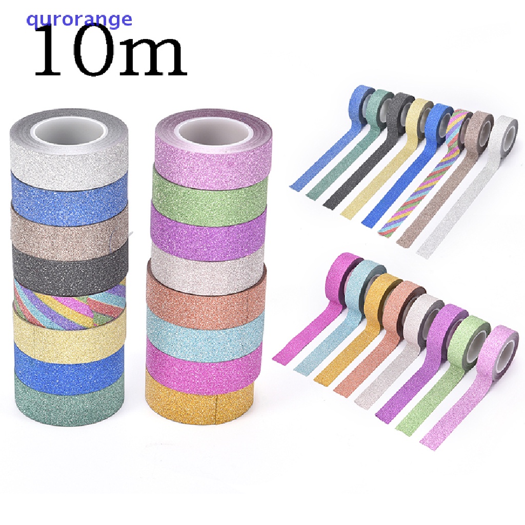 Cuộn Băng Dính washi y Kim Tuyến 10m Dùng Trang Trí Thủ Công diy