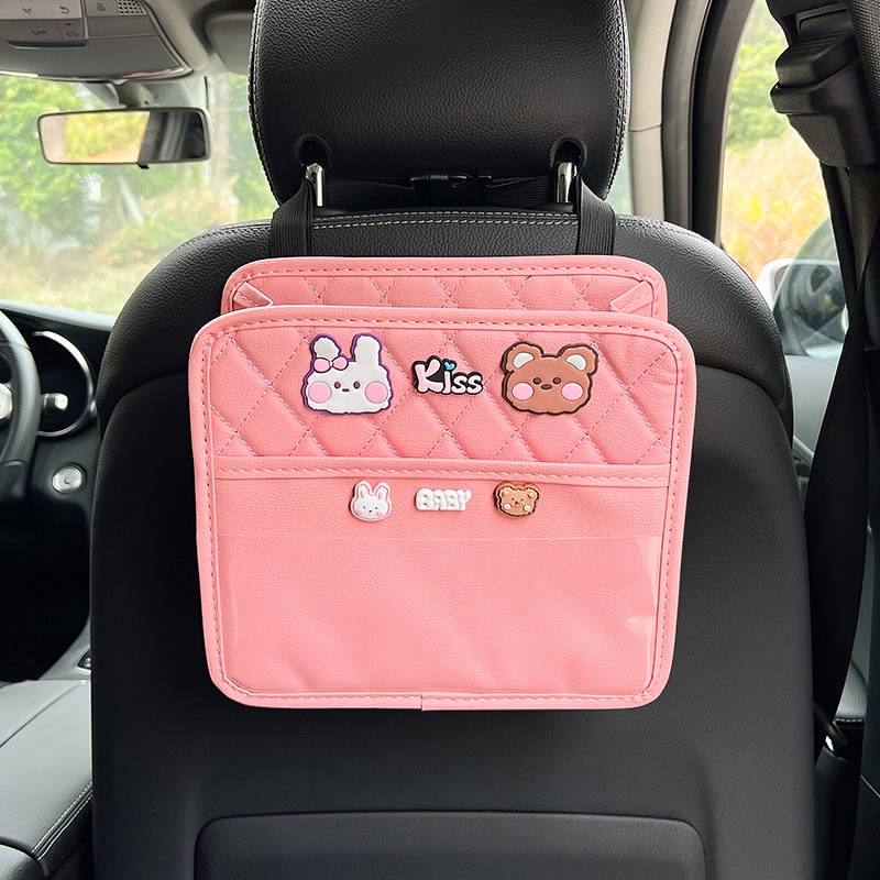 Car Multifunctional in the Car Front Seat Storage Box Internet Celebrity Chair Back Practical Trash Can Car Decoration 61JC