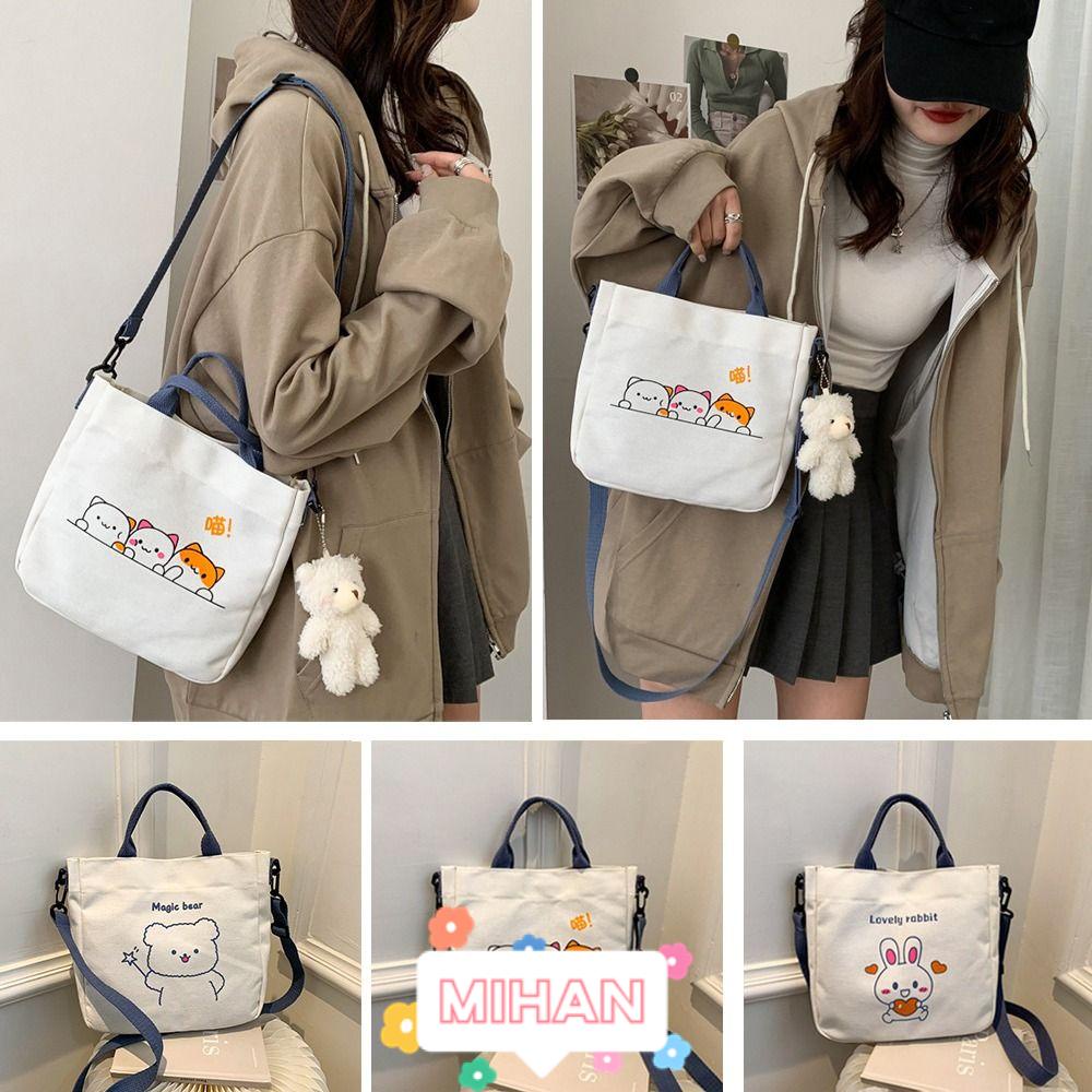 Túi Xách Nữ In Hình Hoạt Hình MIHAN1