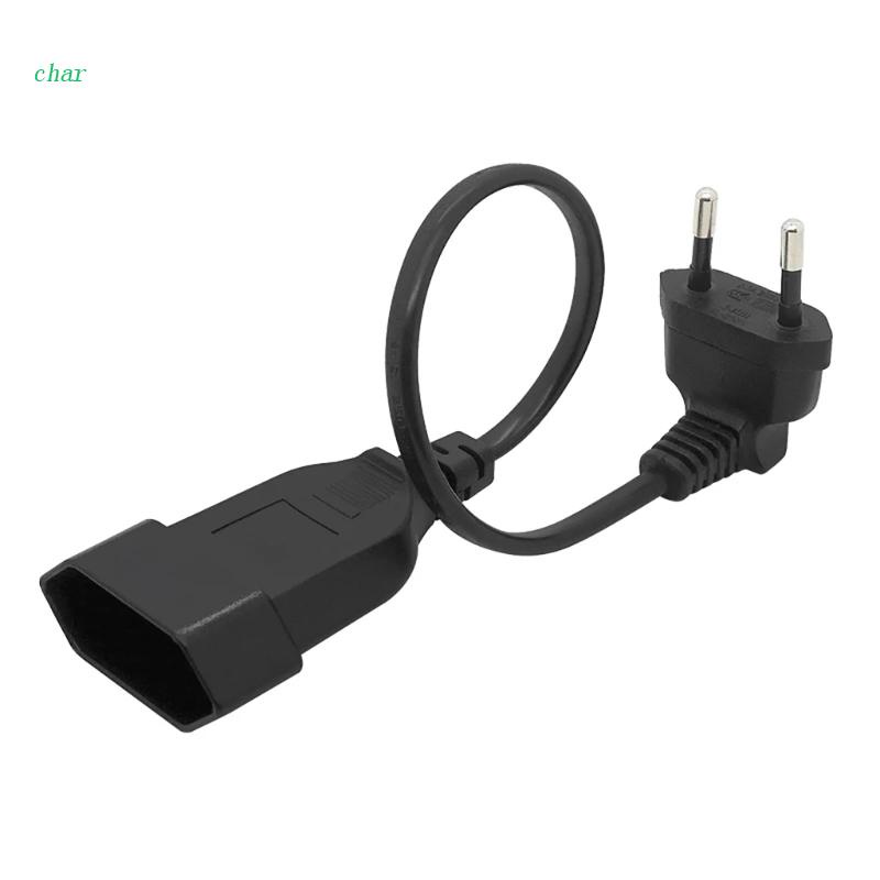 Dây Cáp Nguồn Điện Tiêu Chuẩn Châu Âu 2 Đầu Đực Sang Đầu Cái