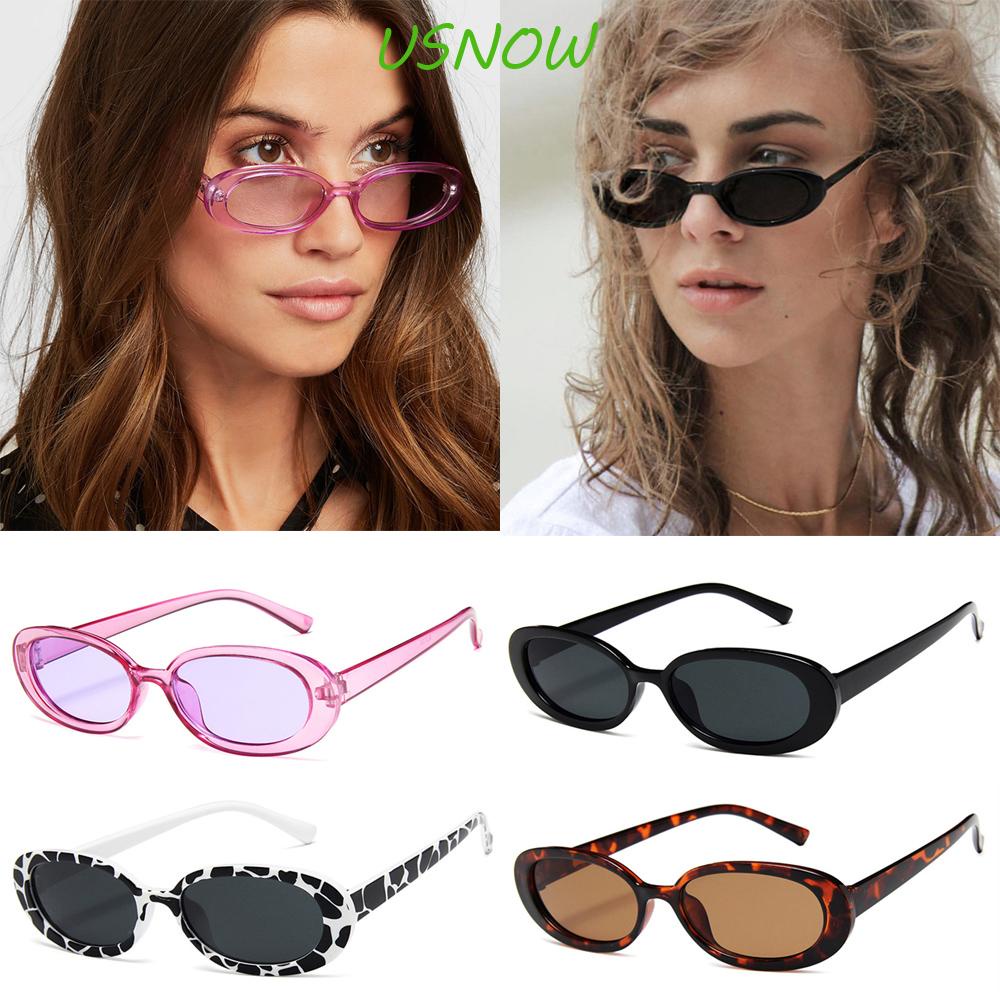 Kính Mát Gọng Oval Nhỏ Phong Cách Vintage Thời Trang Cho Nam Nữ