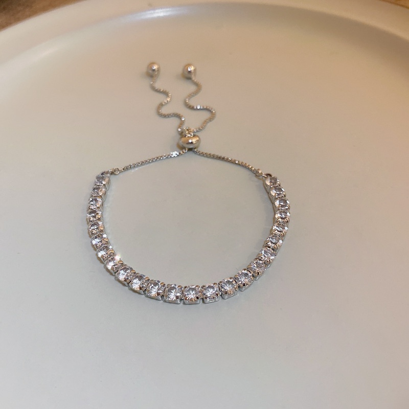 Vòng Đeo Tay Đính Pha Lê Tua Rua Phong Cách Âu Mỹ Thời Trang Sang Trọng