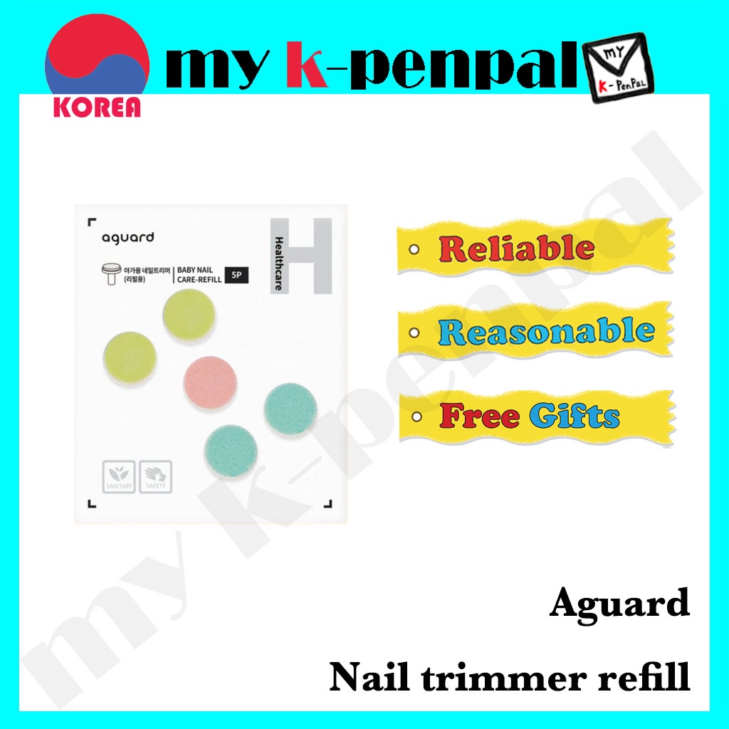 Kềm Cắt Giấy Cát Baby Nail Trimmer Refill / Cắt Móng Tay Cho Bé Từ Hàn Quốc