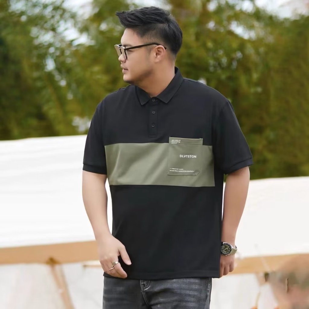 Áo polo Tay Ngắn Dáng Rộng Cỡ Lớn M-8XL Thời Trang Cao Cấp Cho Nam