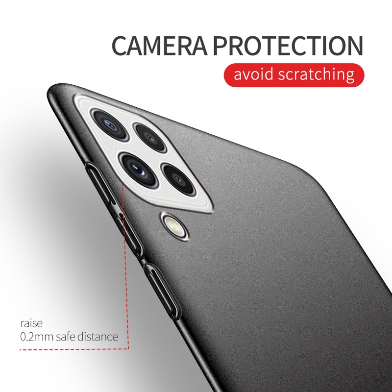 Ốp Điện Thoại PC Cứng Siêu Mỏng Mặt Nhám Cho Samsung Galaxy A12 A22 4G M12 M22 M32 M52 5G A22S m23 m53