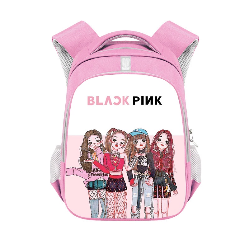 Balo Cỡ Lớn Thoáng Khí Chống Thấm Nước In Họa Tiết Nhóm Nhạc Blackpink Thời Trang Cho Nam Và Nữ