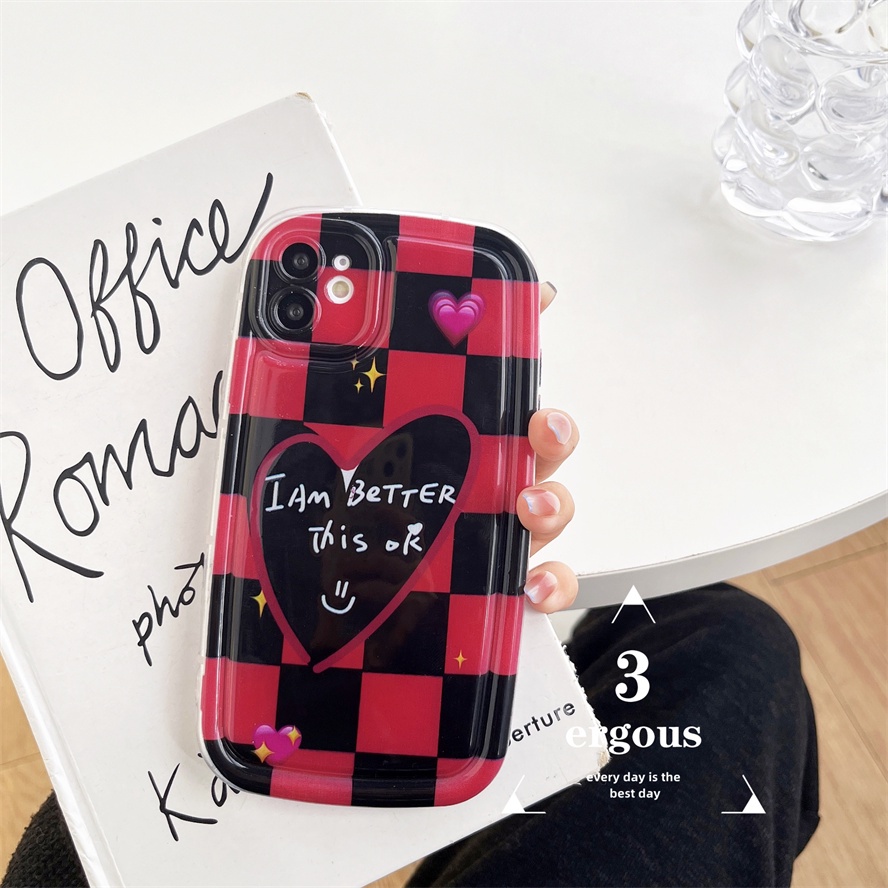 Ốp Điện Thoại TPU Mềm Đệm Khí In Hình Trái Tim Cho iPhone 14 13 12 11 Pro Max SE2020 X XR Xs Max 7 8 Plus