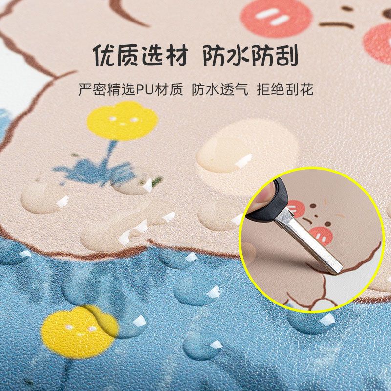 Túi Da Pu Đựng Laptop / Máy Tính Bảng Cỡ Lớn Chống Sốc Họa Tiết Chú Gấu Và Dâu Tây Dễ Thương 11-Inch / 15-Inch