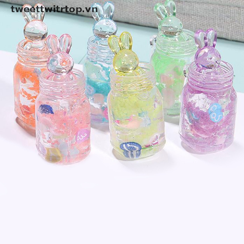 Set 2 Móc Khóa Hình Thỏ Bằng Sứ Mềm Mại Đáng Yêu