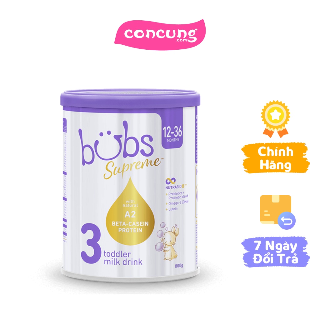 Sữa Bubs Supreme số 3 800g 