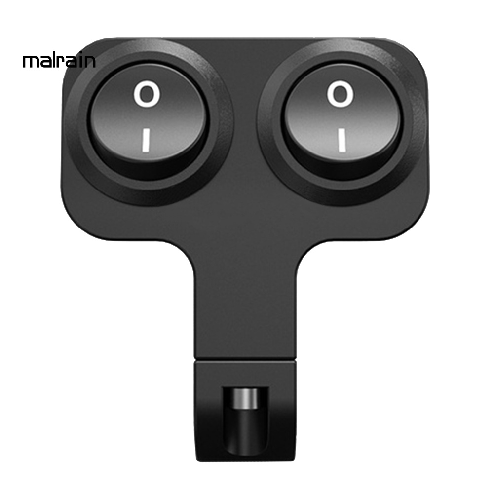 Công Tắc Điều Khiển Đèn Pha Gắn Tay Lái Xe Máy 12V