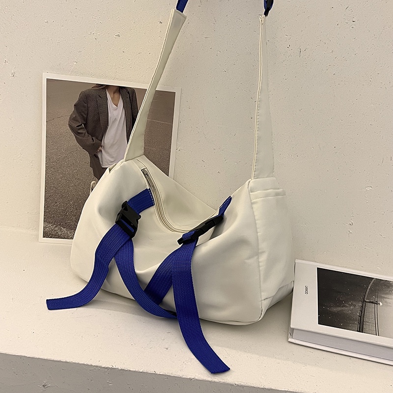 Túi Đeo Chéo Màu Sắc Đơn Giản Phong Cách Hàn Quốc