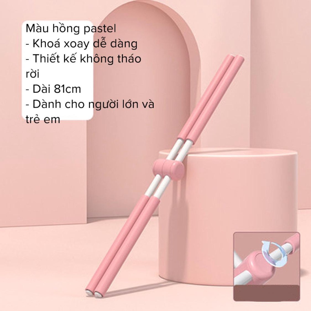 Gậy tập yoga chống gù lưng, gậy tập yoga dành cho cả trẻ em và người lớn