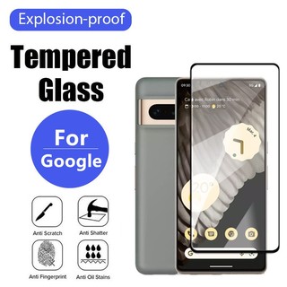 For google pixel 7 6 pro pixel 4 3 3a 2 xl 4a 5a 5g 6a full screen coverage hd transparent tempered glass phone screen protector film glass