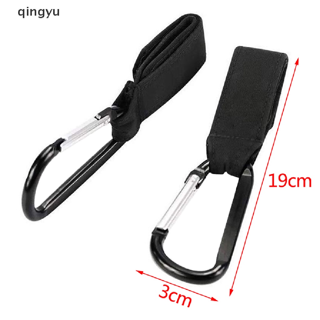 1 Móc Treo Túi Da pu Xoay 360 Độ 2 Trong 1 Đa Năng Gắn Xe Đẩy Em Bé