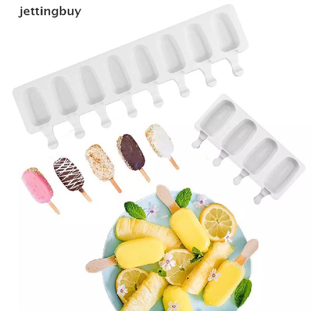 Khuôn Silicone Làm Kem Que DIY Tiện Dụng