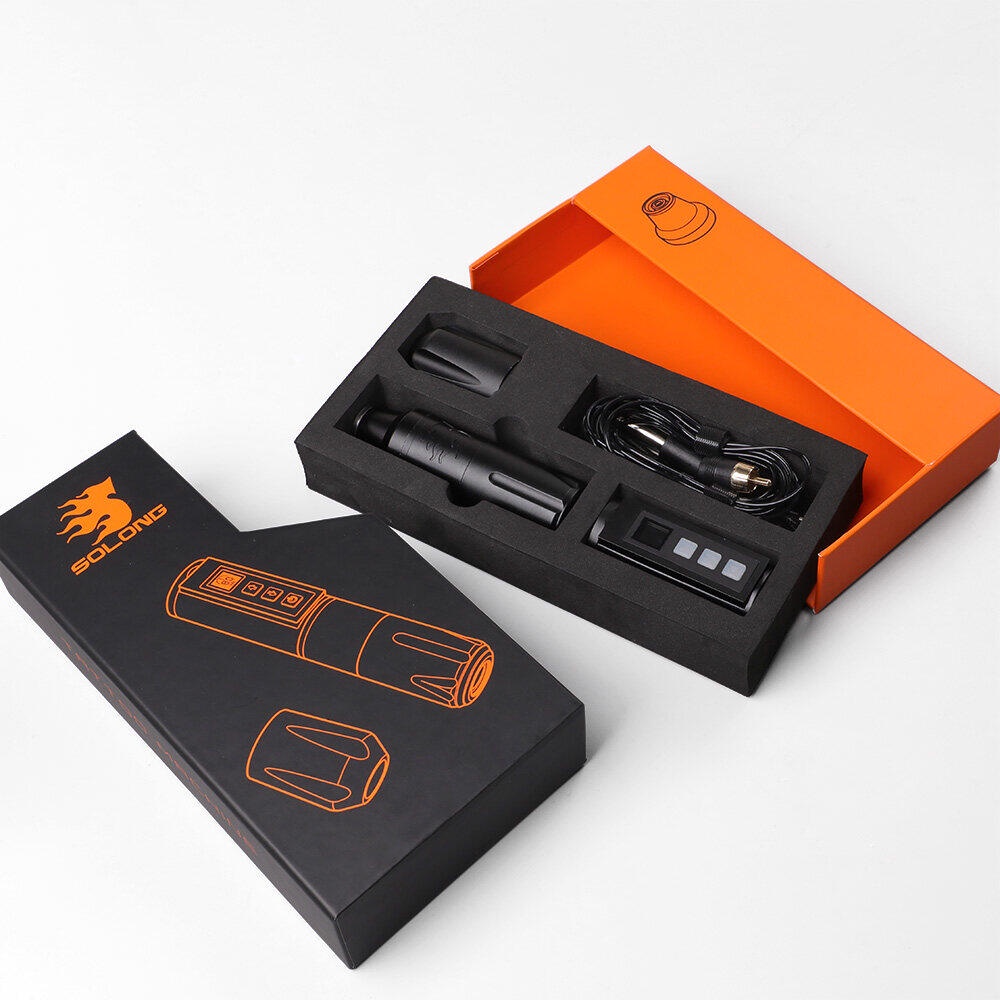 Máy Xăm Hình Chuyên Nghiệp Không Lõi Mạnh Mẽ Có Màn Hình LED Kỹ Thuật Số