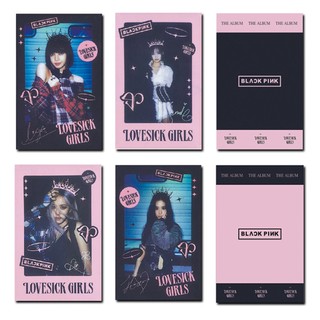 Set 4 tấm ảnh lomo card jennie jisoo lisa black pink kpop