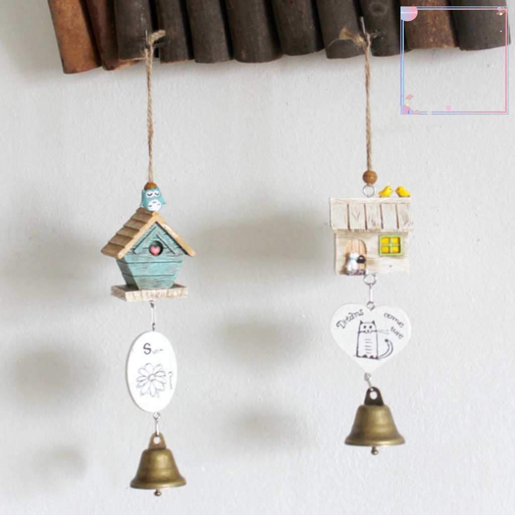 Chuông Gió Hình Ngôi Nhà Chim Trang Trí Ban Công