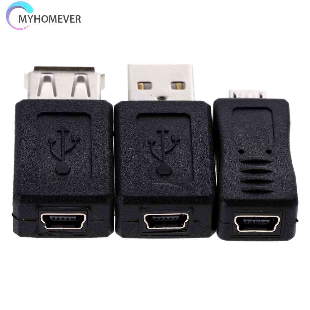 Set 12 Đầu Chuyển Đổi OTG F / M mini Từ Đầu Cắm USB Sang Cổng Cắm Micro USB