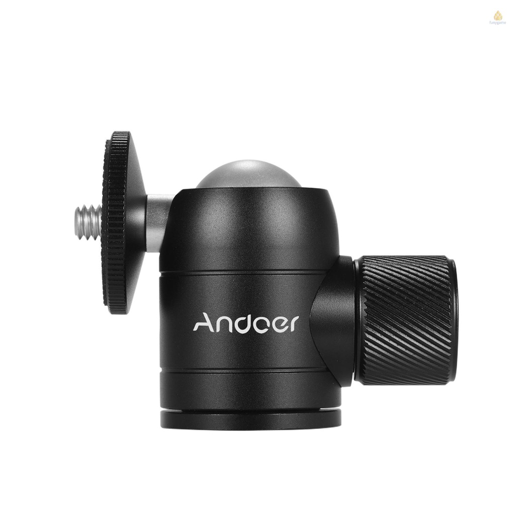 ANDOER Gậy Selfie Đầu Bi Xoay 360 Độ Tương Thích Với Giá Đỡ Ba Chân DSLR
