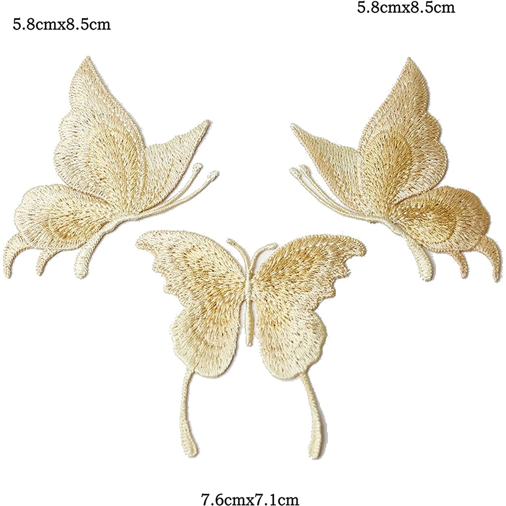 6 Miếng Vá, May Quần Áo Hình Bươm Bướm