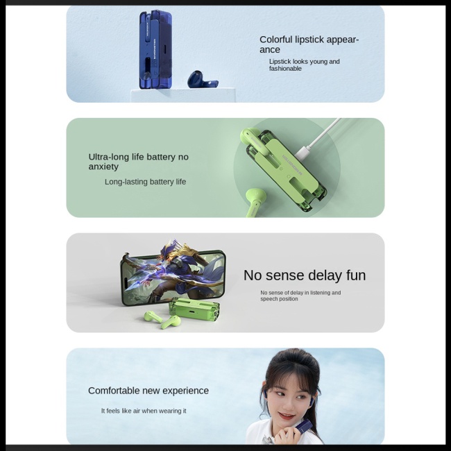 1 Cặp Tai Nghe Nhét Tai Xkt08 Kết Nối Bluetooth Không Dây Âm Thanh Sống Động Chất Lượng Cao