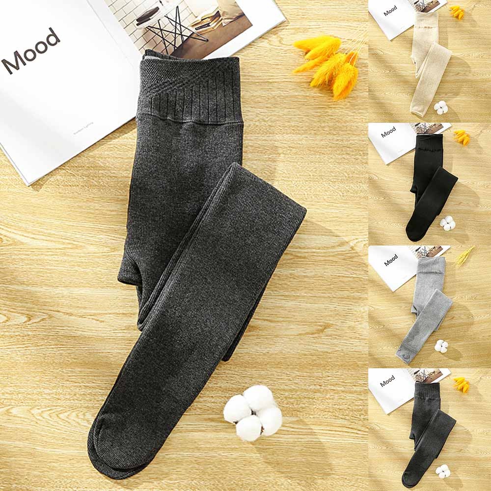 [MM0411] Quần Legging Nữ Mùa Đông Lót Lông Cừu Dày Giữ Ấm Co Giãn