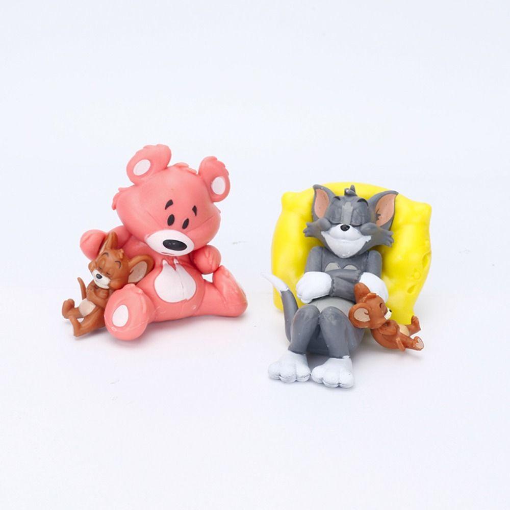 Mô hình mèo Tom và chuột Jerry MMULCK dùng trang trí xe hơi