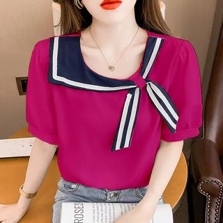 Áo Thun Nữ Tay Ngắn Dáng Rộng Phong Cách Phương Tây