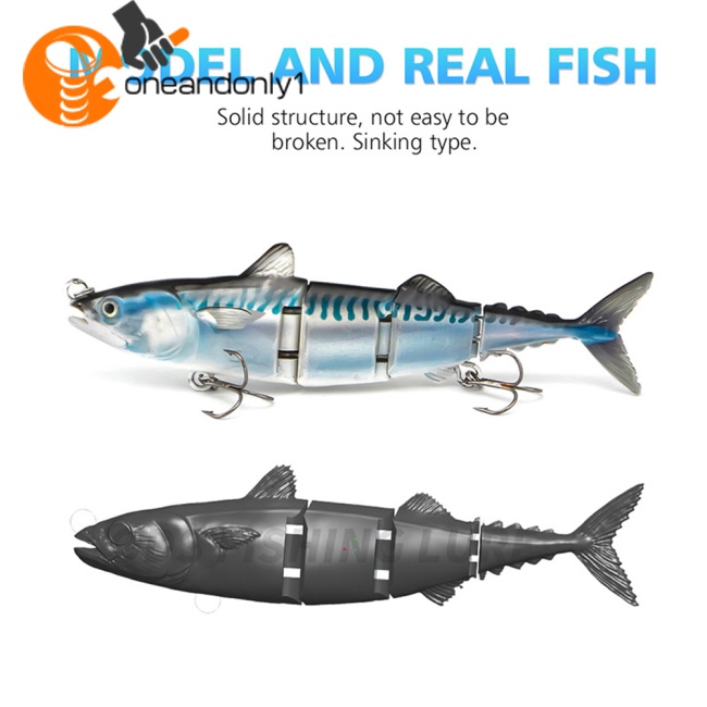 Mồi Câu Cá Giả 4 Đoạn Có Khớp Nối Tiện Dụng