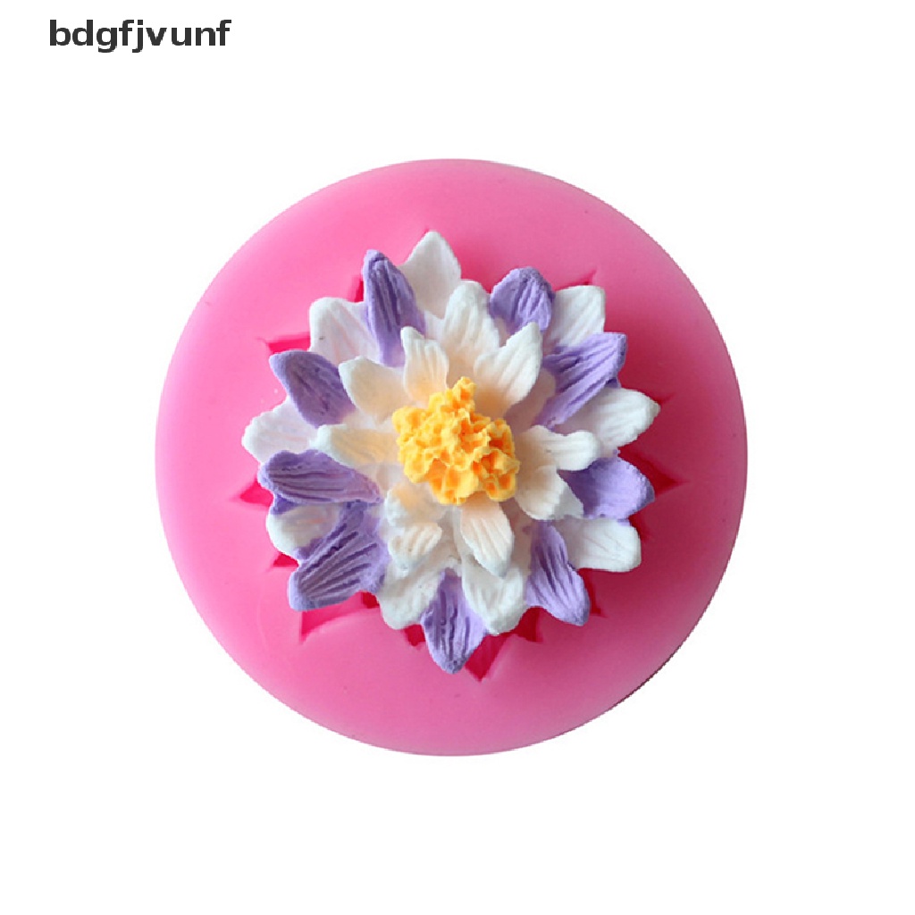 Khuôn Silicon Làm Bánh Kẹo Hình Hoa Sen Độc Đáo
