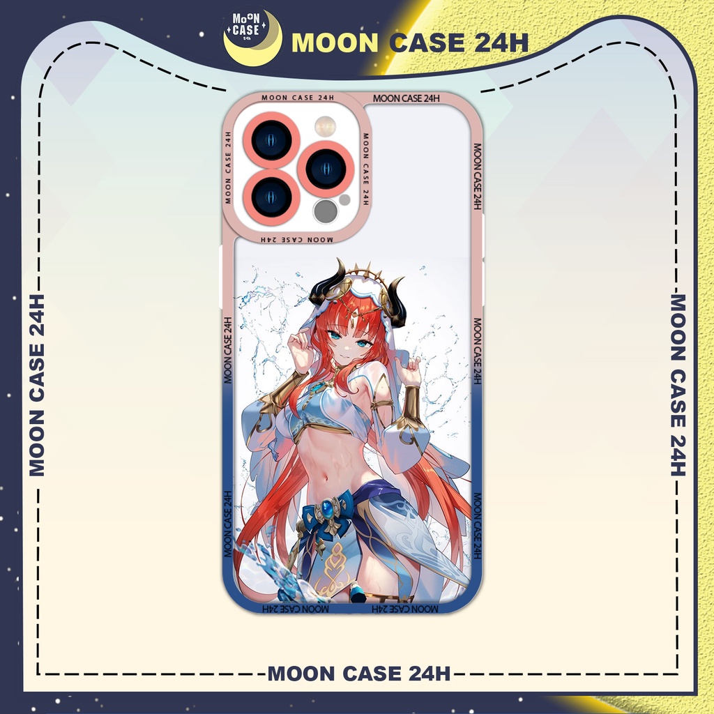 Ốp lưng iphone MOON CASE 24H Genshin Impact Nilou Sexy ip 8/x/xs/xs max/11/12/13/14pro/plus/promax