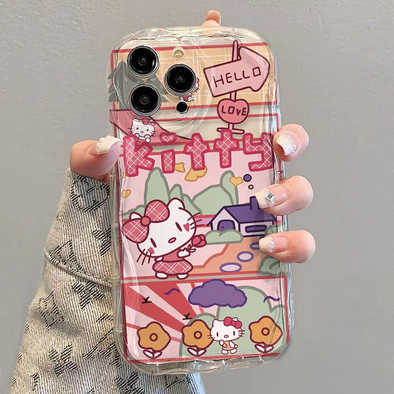 ✅Ốp Điện Thoại Mềm Trong Suốt Chống Sốc In Hình Mèo Hoạt Hình Cho iPhone 14 / 13 Pro Max 12 / 11 7 / 8p Xs Xr